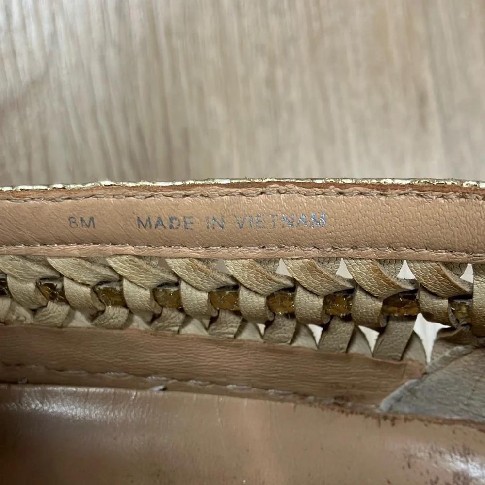 Tory Burch Gold Sneakers - Picture 6 of 9